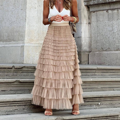 Octavia | Maxi tulle skirt