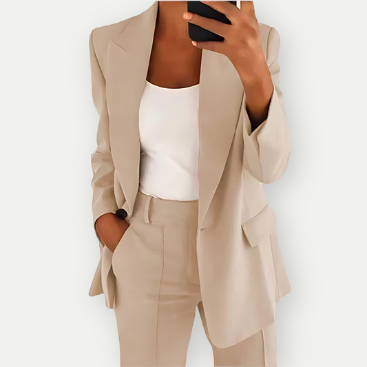 Vivienne | Plain Women's Blazer Set