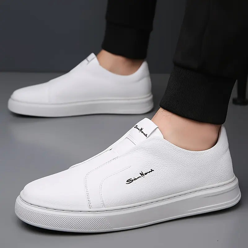 Men’s slip-on shoes with clean lines and structured shape