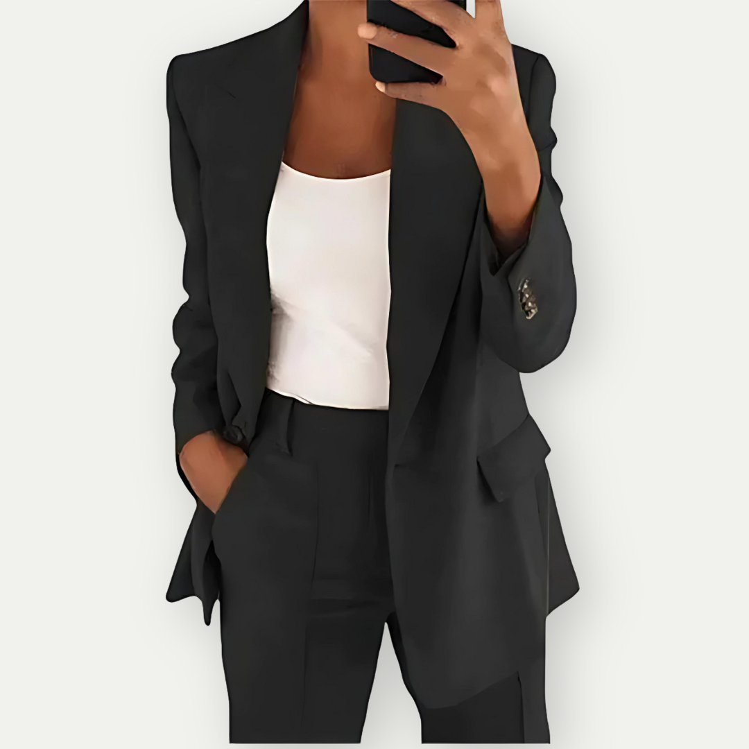 Vivienne | Plain Women's Blazer Set