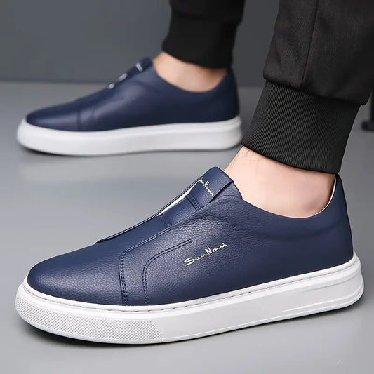 Men’s slip-on shoes with clean lines and structured shape