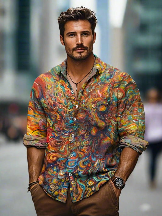 Forrest | Artistic Men's Summer Shirt