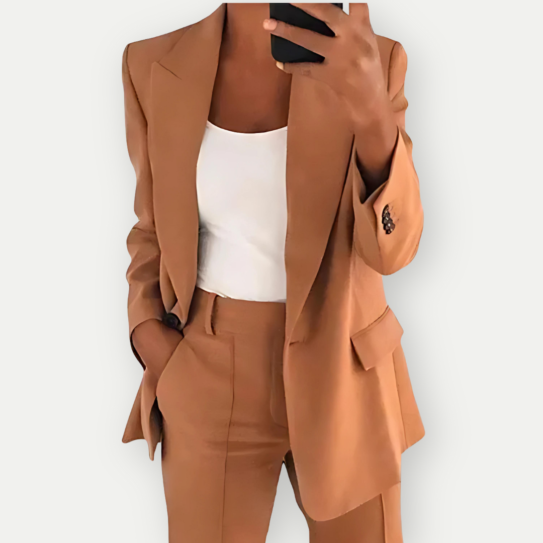 Vivienne | Plain Women's Blazer Set