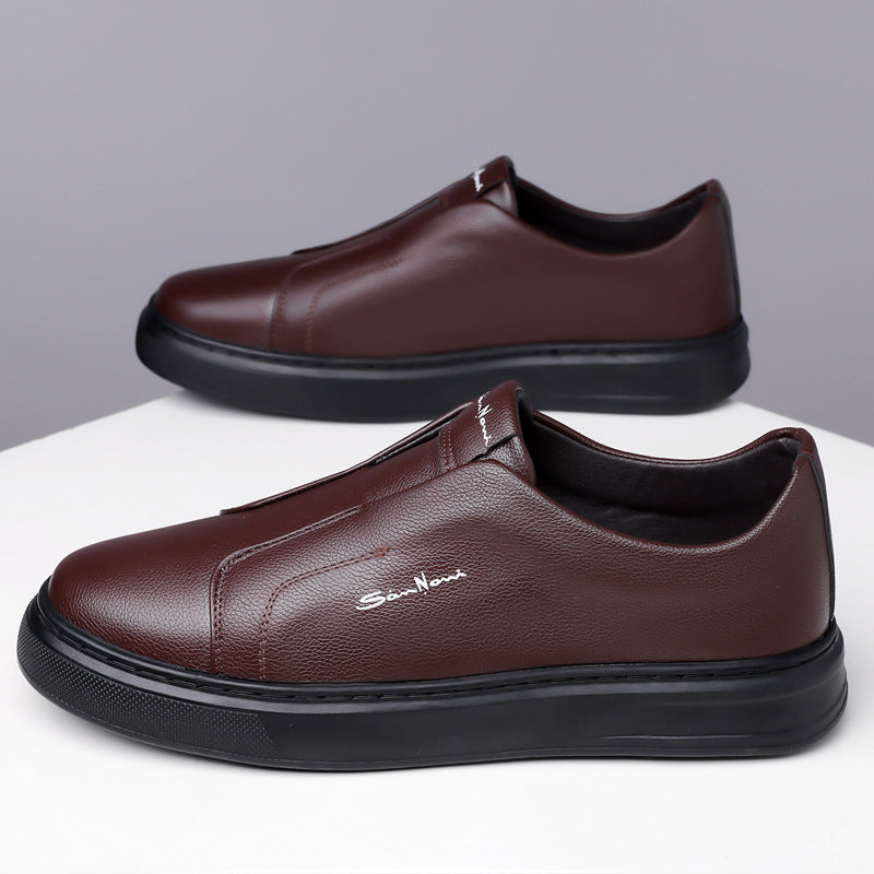 Men’s slip-on shoes with clean lines and structured shape