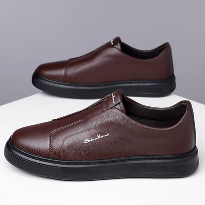 Men’s slip-on shoes with clean lines and structured shape