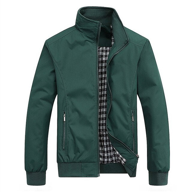 Men’s jacket with pointed collar and tailored fit