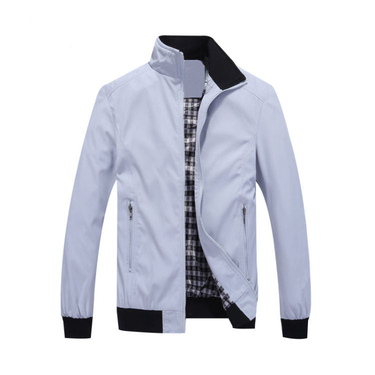 Men’s jacket with pointed collar and tailored fit