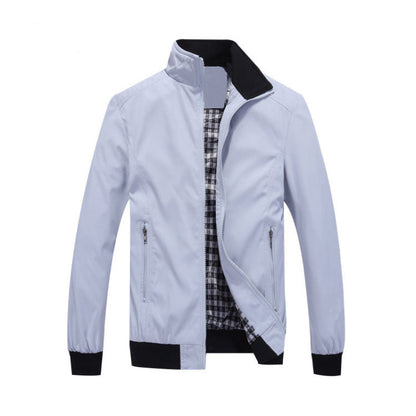 Men’s jacket with pointed collar and tailored fit