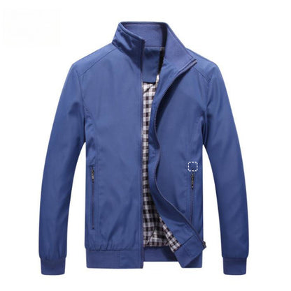 Men’s jacket with pointed collar and tailored fit
