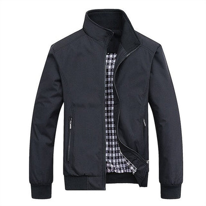 Men’s jacket with pointed collar and tailored fit