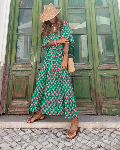 Eva | Boho Maxi Dress