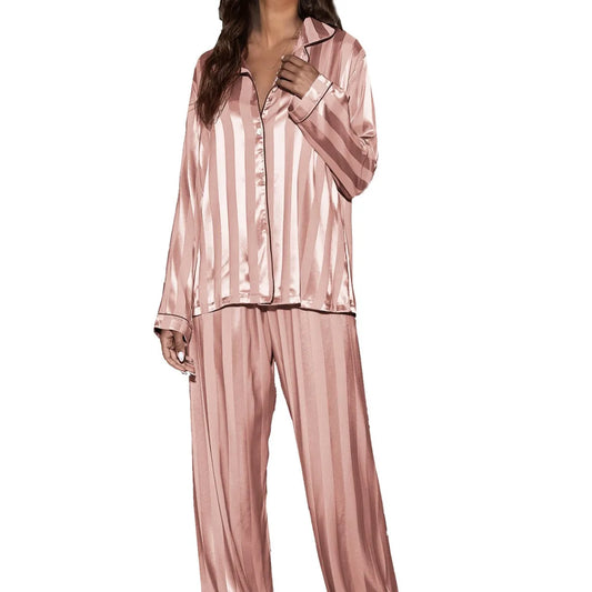 Velora | Striped Pajama Sleepwear Set