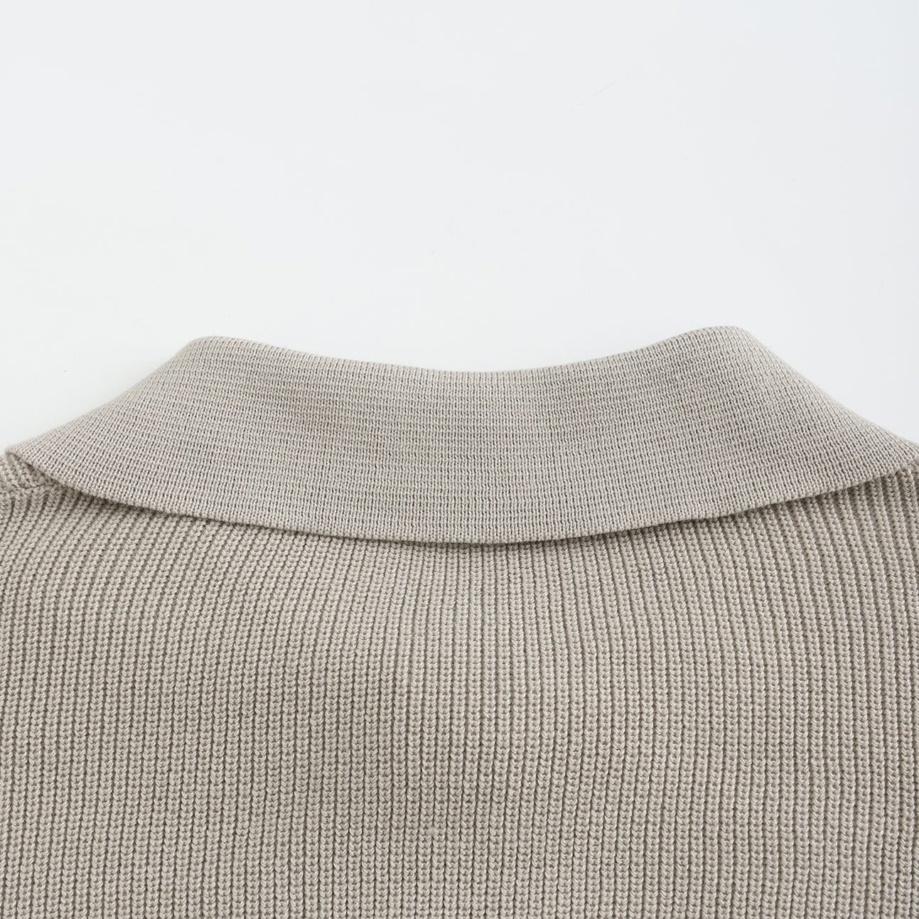 Davin | Knitted Half Zip Lapel Sweat For Men