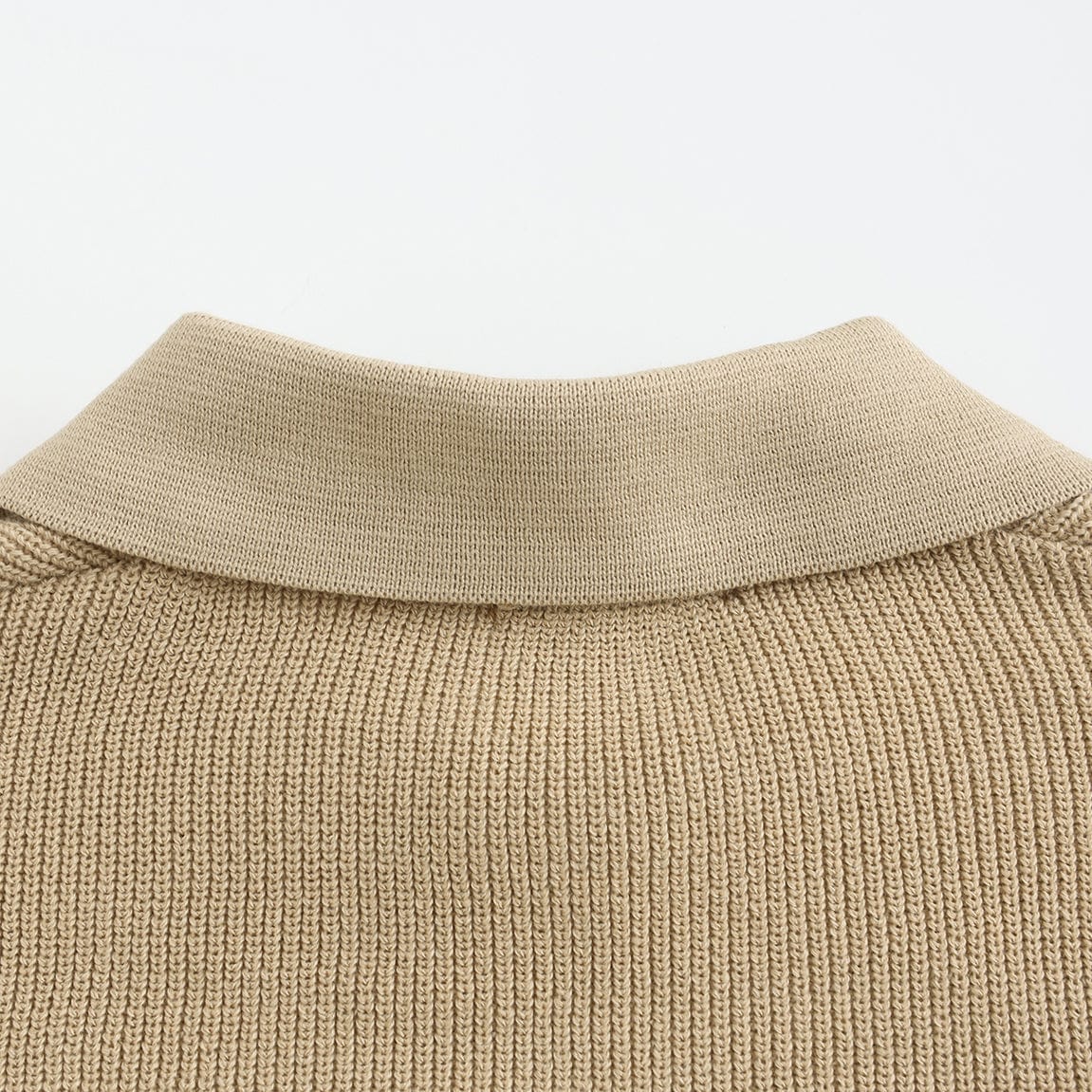 Davin | Knitted Half Zip Lapel Sweat For Men