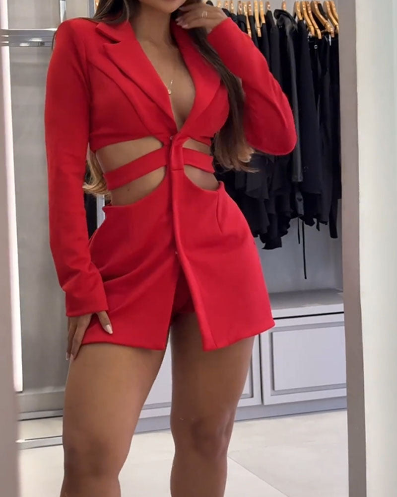 Georgia | Cutout Blazer Dress