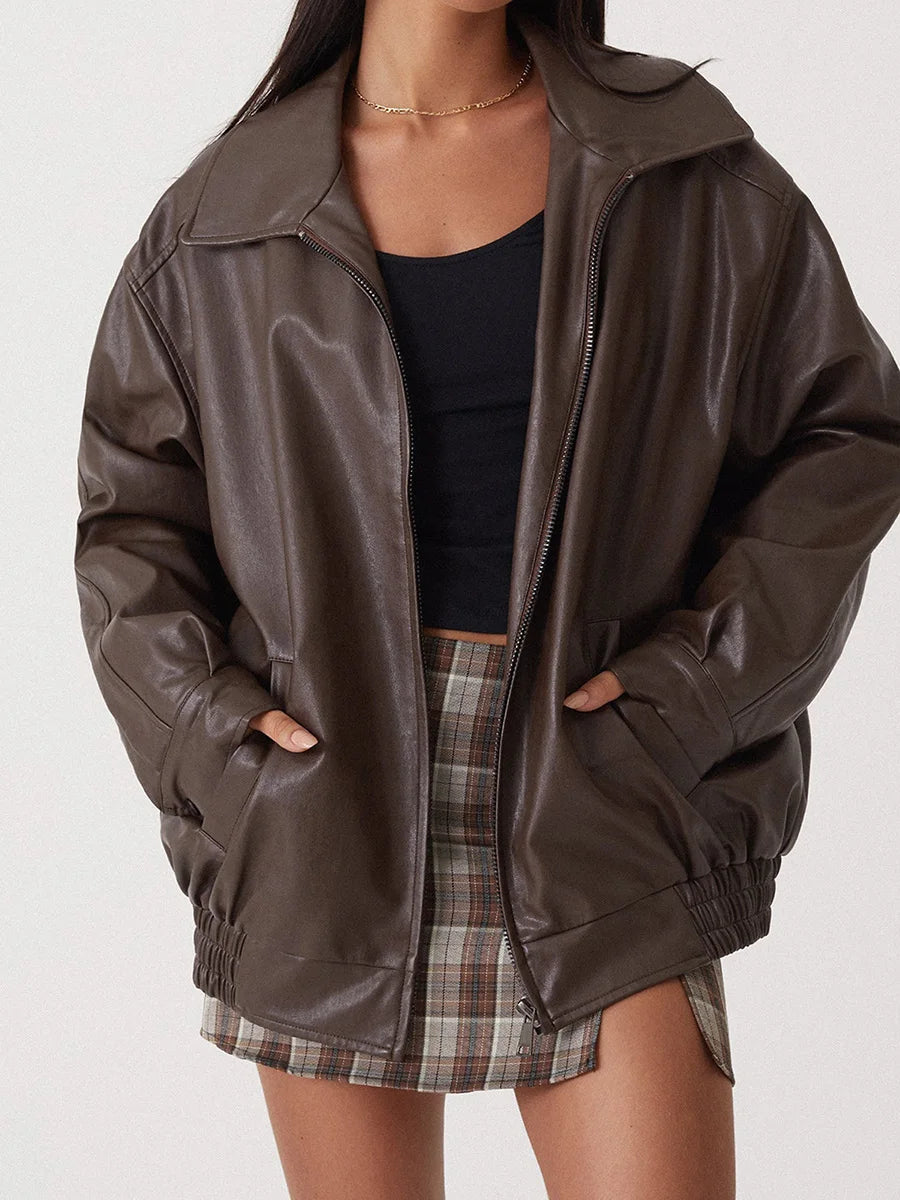 Urmila | Oversized Bomber Jacket