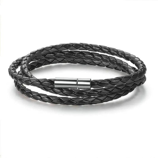 Abrin | Braided Vegan Leather Bracelet