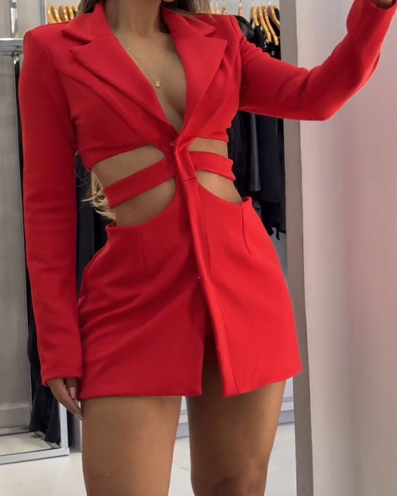 Georgia | Cutout Blazer Dress